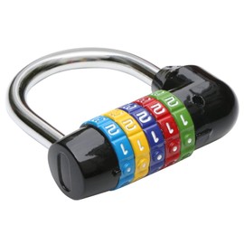 TRIXES 5-Number Combination Padlock Black