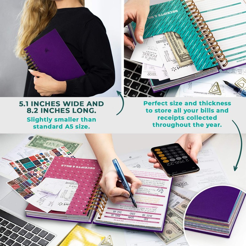Clever Fox Budget Planner & Monthly Bill Organizer with Pockets.