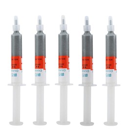 Akozon Diamond Grinding Paste 5 Pieces/Set Diamond Lapping Paste Polishing Paste Diamond Grinding Lapping Compound Compound Syringes (W10#1000)