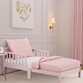 Buybuy Baby by Evolur I Heart You 3 Piece Toddler Bedding Set, Super Soft and Breathable Toddler Bedding, Machine Washable, Includes Fitted Sheet, Comforter and Pillow Case