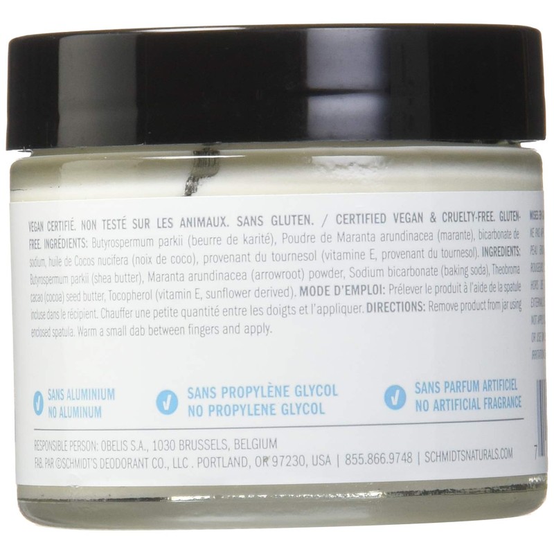 Schmidt's Natural Deodorant, Fragrance-Free, 2 Ounce