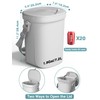 Garoopion Waterproof Car Garbage Can, 1.9 Gallon Soft Silicone Hanging