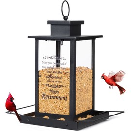 Urllinz Retirement Gift for Woman 2025 - Retirement Bird Feeders for Outdoors, Best Happy Retire Gifts for Women Men Coworkers Teacher Nurses, Retired Party Decorations, Squirrel Proof Birdfeeders
