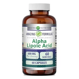 Amazing Formulas Ácido Alfa Lipoico 600 Suplemento Dietario Cápsulas