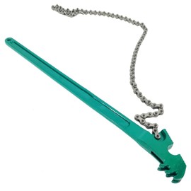 YUBONCE 16" Heavy Duty Ratcheting Wrench, Adjustable Oil Filter Pipe Wrench, Reversible Style Compatible With Max 8" Diameter