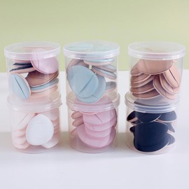 Outanaya 12pcs Mini Finger Powder Puff for Makeup Soft Triangular Shape for Foundation Setting Powder Application Reusable and Washable Cosmetic Tools Multi Pack