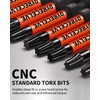 DYRECELVE Impact Torx Bit Set T15 T20 T25 T30 T40,