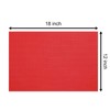 SHACOS Placemats Set of 6 Woven Vinyl Christmas Place Mats