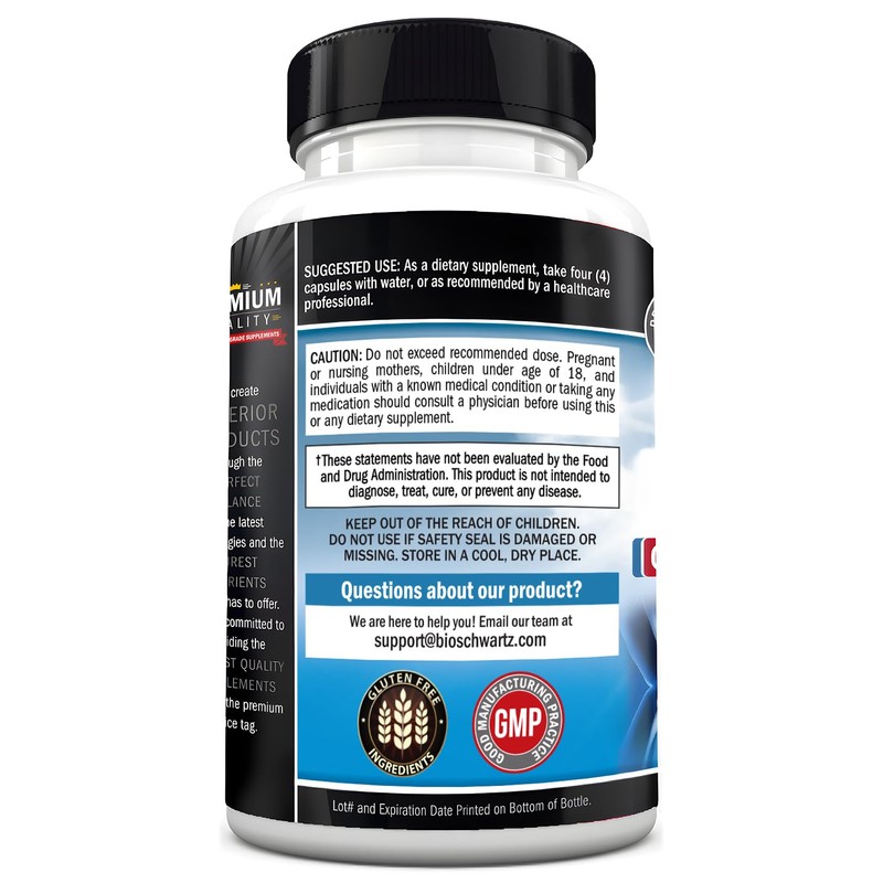 BioSchwartz Bone Strength Supplement - Gentle Non-Constipating Bone Health Supplement