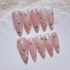 Lucky Spring Handmade Nail Tips - Long Square / 럭키
