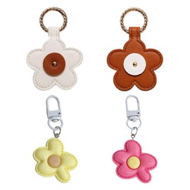 2 Pieces Flower Magnetic Hat Clips, 2 Pieces Glue Flower Keychains, Magnetic Backpack Clips, Travel Hat Clips, Portable Storage Clips, Women's Travel Accessories
