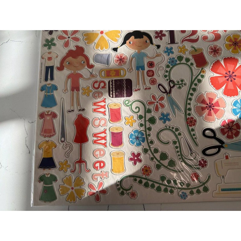 Cosmo Cricket 66PC Adhesive Ready~Set~Chip