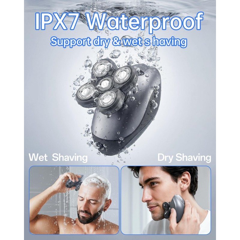 Electric Razor for Men, 5-in-1 Multi-Function Electric Shavers for Men,