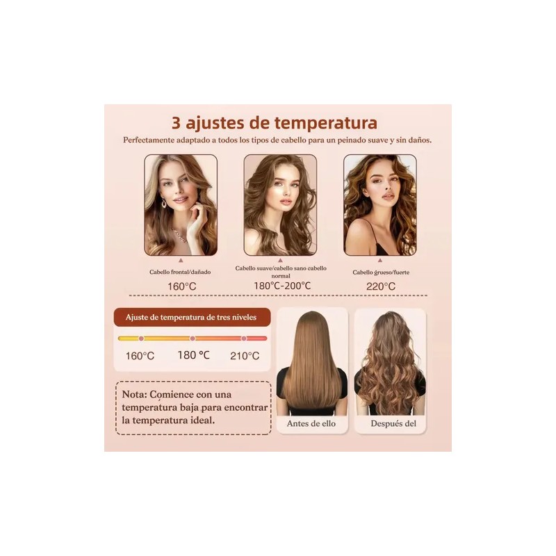 Maimeite Rizador De Pelo Automático 25mm Cerámica 200c