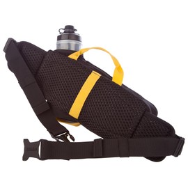 CamelBak Professional Rugged 1200D Poly Canvas Hydration Waist Pack with Cooling Vents and Adjustable Strap, Black, One Size, 21 Oz Insulated Bottle