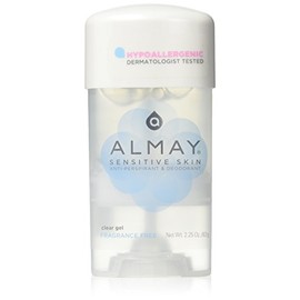 Almay Sensitive Skin Clear Gel, Anti-Perspirant & Deodorant, Fragrance Free, 2.25-Oz