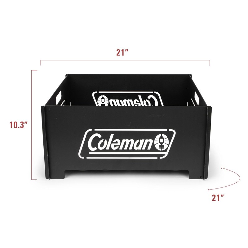 Coleman Pack-A-Way 10” Portable Fire Pit, Collapsible Wood Burning Fire