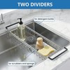 TreeLen Over The Kitchen Sink Caddy Sponge Holder Organizer Drying