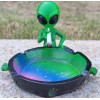 Ceramic Smoking Alien Ashtray Ash Catcher Perfect Gifts for Smoker