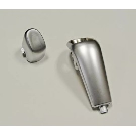 gtog8ta 2004-2006 Pontiac GTO Automatic Shifter Shift Knob Push Button Bezel AT SILVER