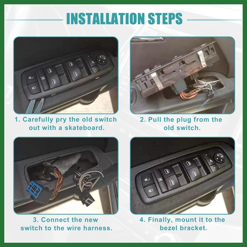 Motoforti Driver Side Power Window Switch for ISUZU D-MAX PICK-UP