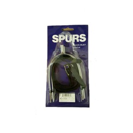 Coronet Men's Prince of Wales Never Rust Spurs with Straps