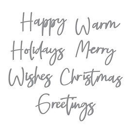 SPELLBINDERS Create a Christmas Sentiment