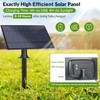 100FT G40 Solar String Lights, Globe Outdoor String Lights with