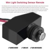 Yosoo Mini Light Control, 12V Dusk to Dawn Sensor 12V