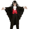 Vampire Cape withStand Up Collar Black Accessory for Superhero Super