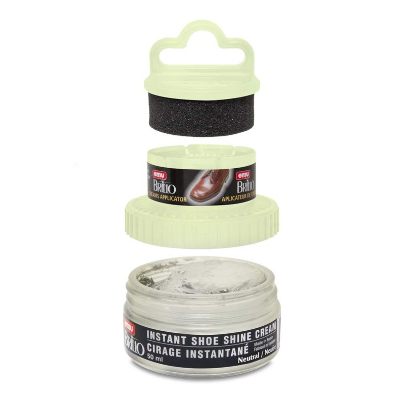 Moneysworth & Best Instant Shoe Shine Cream Kit, Neutral, 50