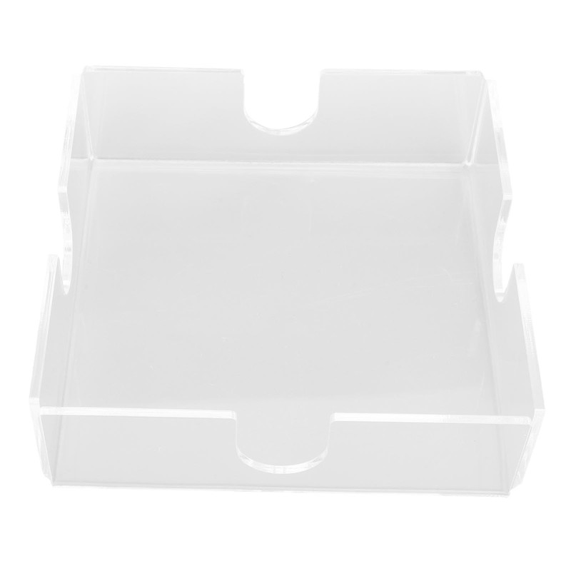 Acrylic Napkin Holder Square Transparent Table Tissue Dispenser Decorative Napkin