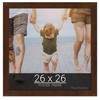 wallsthatspeak 26x26 Mocha Walnut Picture Frame for Puzzles Posters Photos