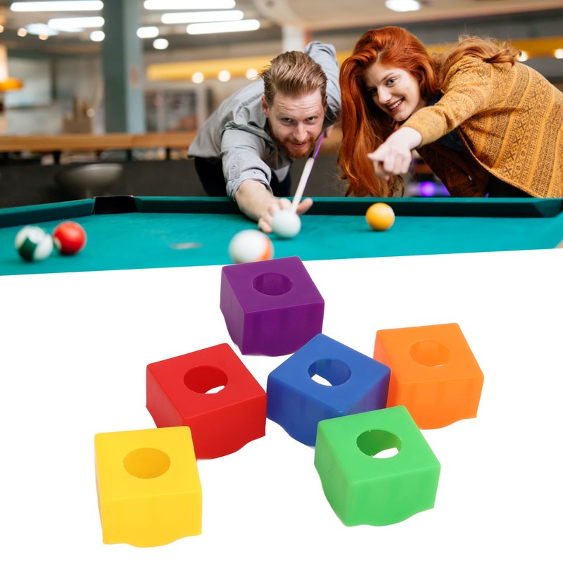 144PCS Pool Cue Chalk Holder Cover Billiard Chalk Clip Squared