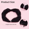 NICENEEDED Bridal Detachable Tulle Shawl, Black Wedding Strapes Puffy Dress