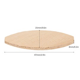 01 Wood Biscuit Joiner, Solid 100pcs Stable Biscuit Jointer, Woodworking for Professionals (0#, 12)