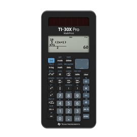 CALCUSO Sparpaket Schwarz mit Taschenrechner TI-30X Pro Mathprint