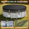 ZhenXingCheng 12 FT Round Pool Cover for Above Ground Pool,