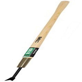 Truper 30306 Tru Tough 38-Inch Lawn Weeder with V-Notched Blade and 1-Inch Ash Handle , Ash Wood