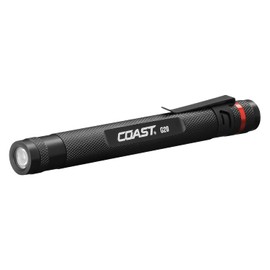 Coast G20 Inspection Beam LED Penlight with Adjustable Pocket Clip and Consistent Edge-To-Edge Brightness, Black, 54 lumens,1 Pack | Coast
