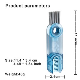 3-in-1 multifunctional cleaning brush, bottle cleaning brushes, gap cleaning brush, bottle cleaning brush, multifunctional bottle cleaning brush, bottle brush for cleaning water bottles
