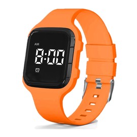 e-vibra Vibration Alarm Watch, Potty Training Watch, Waterproof Medical Reminder Clock with Timer (Orange)