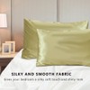Zozojo Silky Satin Pillowcase, Double Colors Pillowcases with Storage Bag