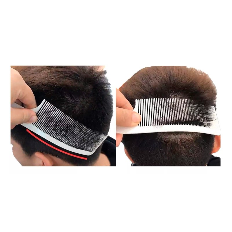 MC8 Kit Cepillo Pulidor Metálico + Peine Curveado Corte