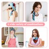 NAFJYR 8 Pcs 35 in Silk Hair Scarf, Head Scarf