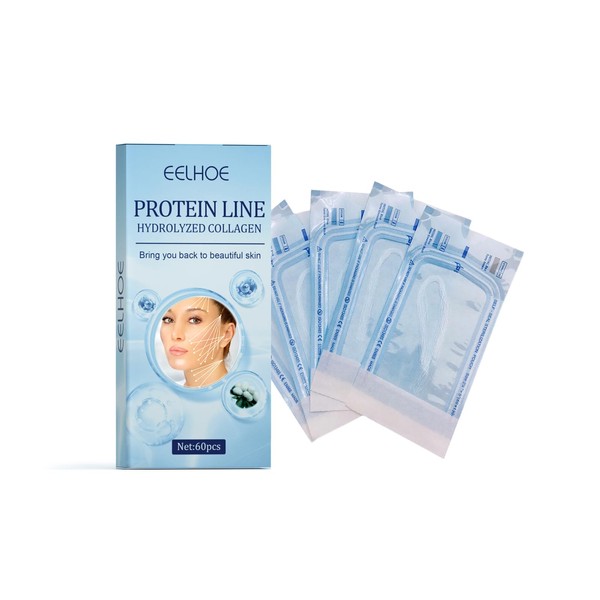 5 x 12 pieces active collagen face silk thread, collagen
