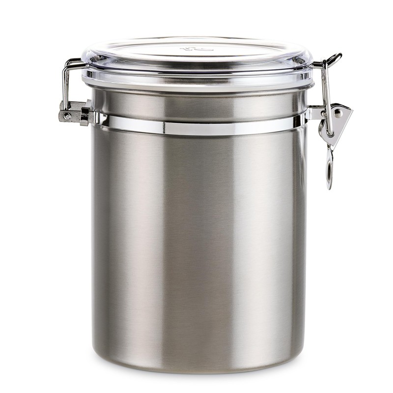 Tchibo Aroma can, coffee tin, 500 g capacity, aroma-tight, stainless