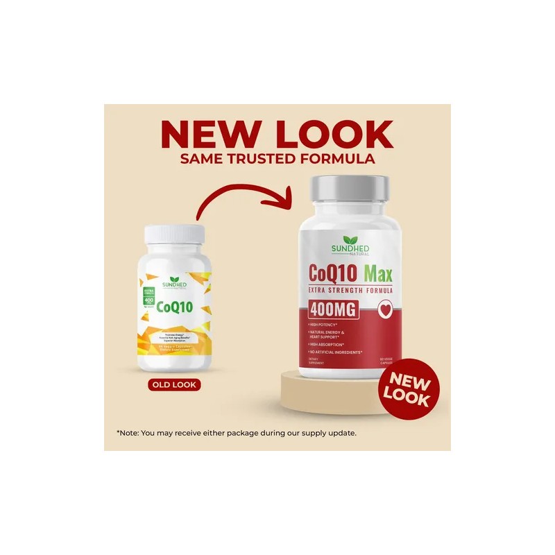 Sundhed Natural Coq10 60 Cápsulas Vegano De Alta Absorción
