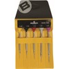 BERGEON Screwdriver Set - 5 Pieces - Stainless Steel - Ergonomic - Swiss Made (Screwdriver)