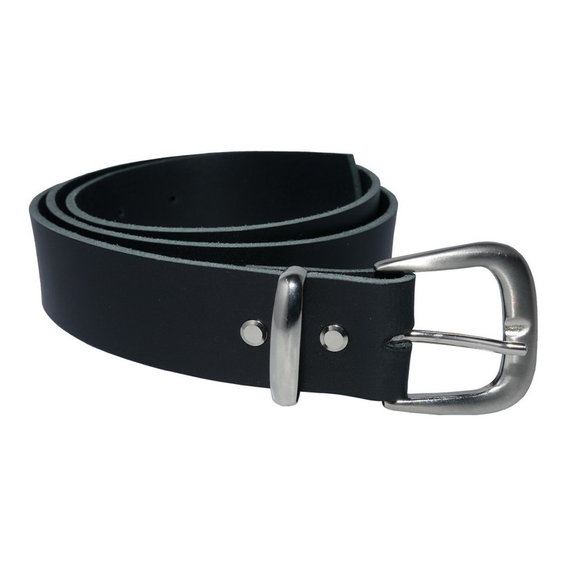 Wolfszeit BERLINGR Belt Made of Black Cowhide Leather with Buckle